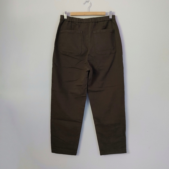 Roots Utility Pants French Terry Patch Pocket Ankle Length Size 8 - Picture 9 of 15